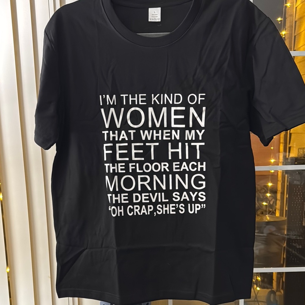 NEW Black Graphic Women's T-Shirt